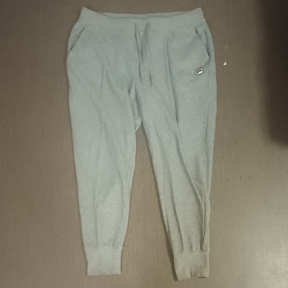 Fila Gray Sweatpants with Logo